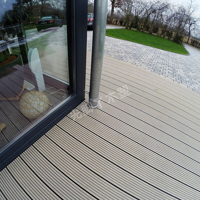 Wood plastic outdoor floor，Outdoor living space，Outdoor furniture floor，
